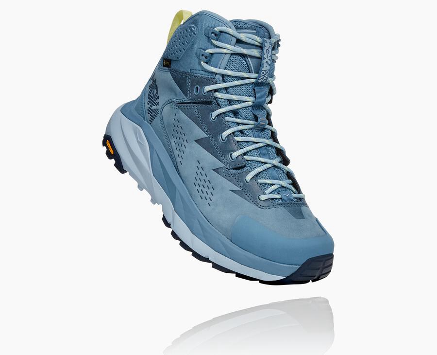 Hoka Australia One One Kaha GORE-TEX - Womens Hiking Boots Blue - XEITV-3607